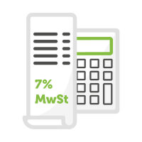 7% MwSt.